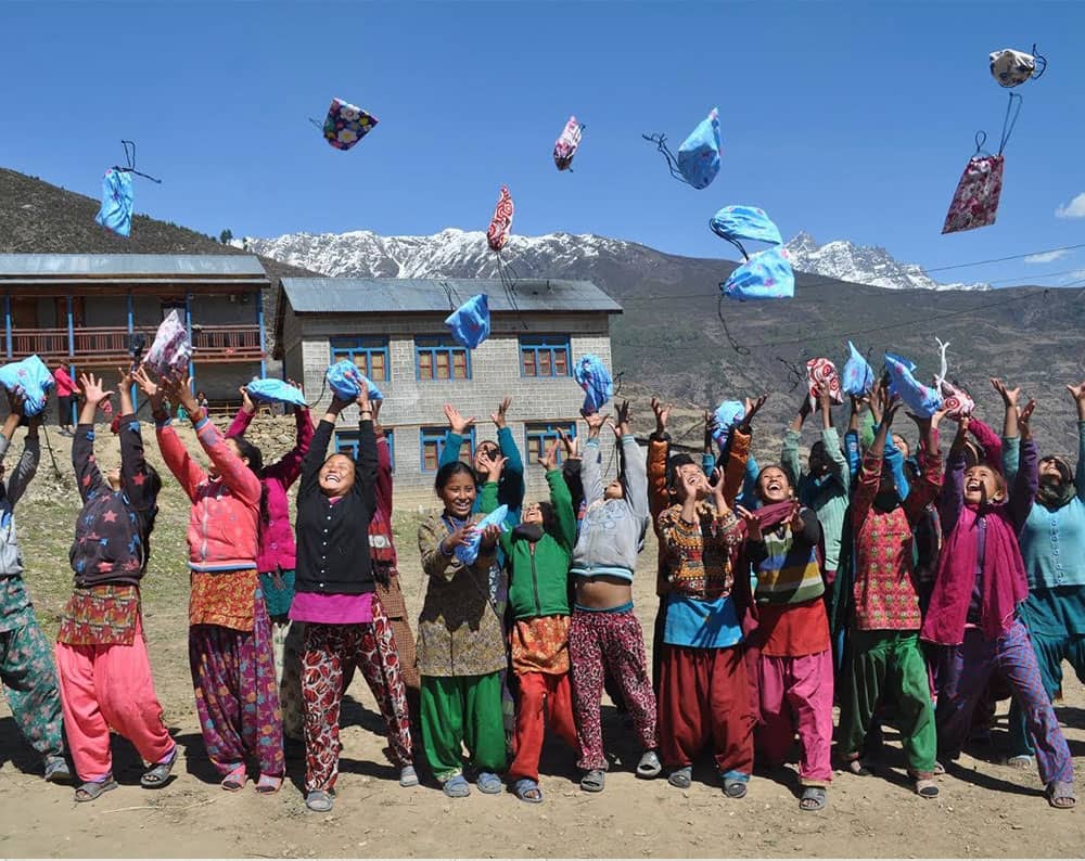 young women celebrating