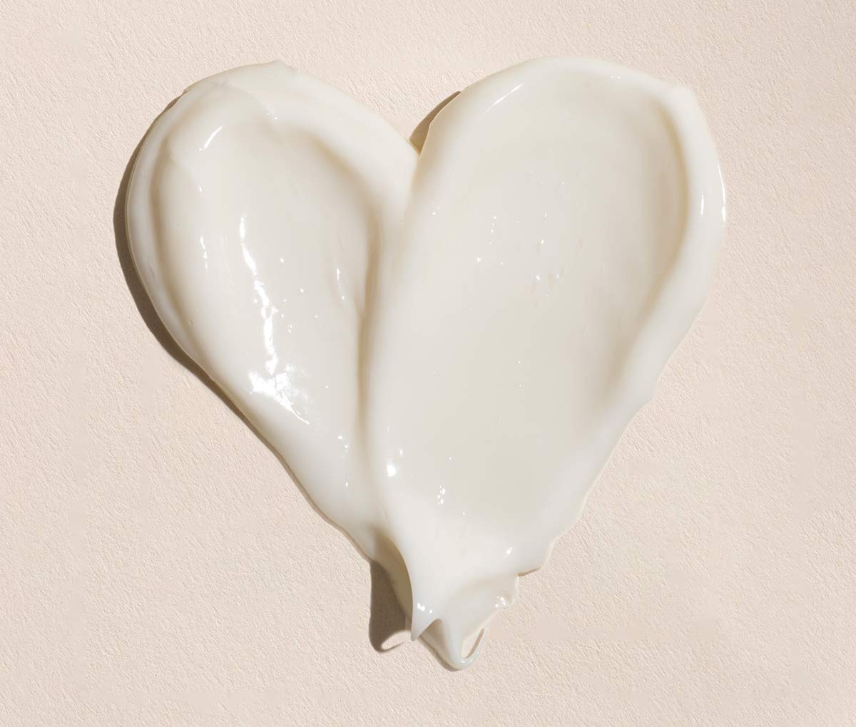 clean skincare in a heart shape