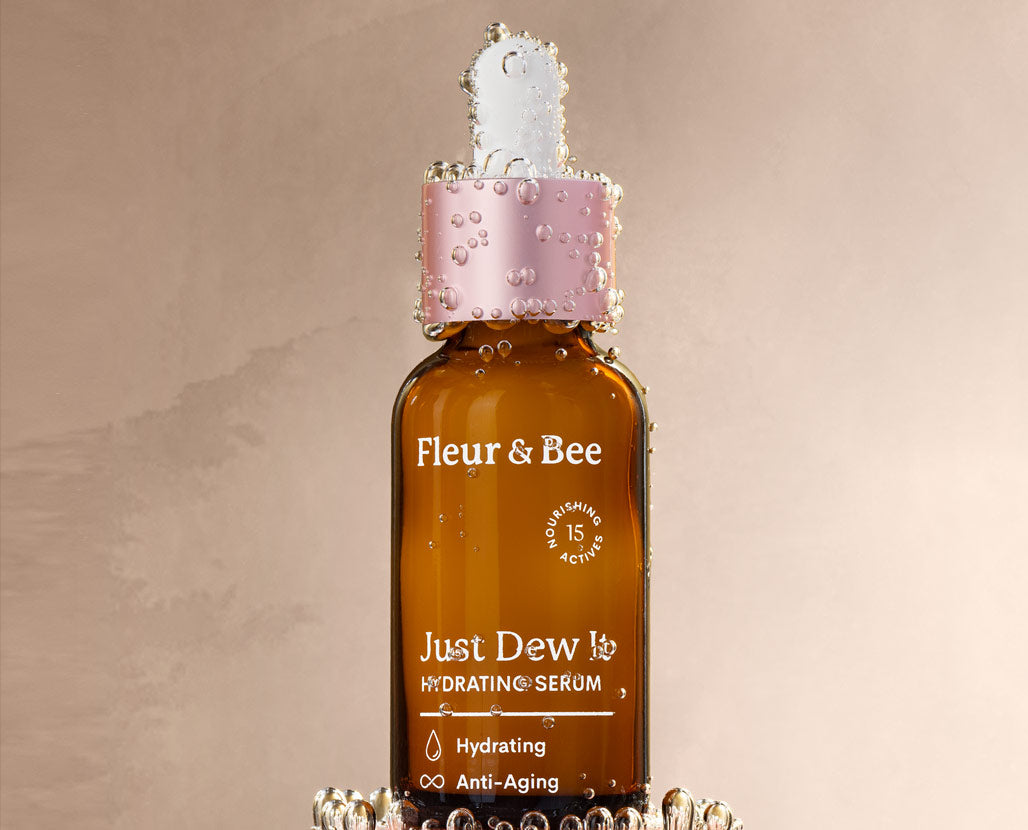close up of a hydrating serum