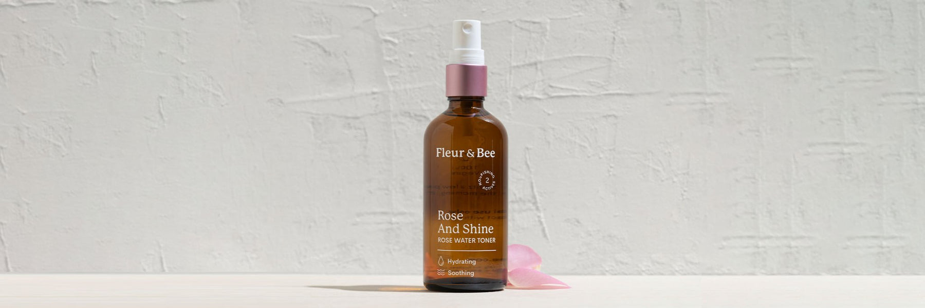 Rose and Shine: Natural Rose Water Toner by Fleur & Bee