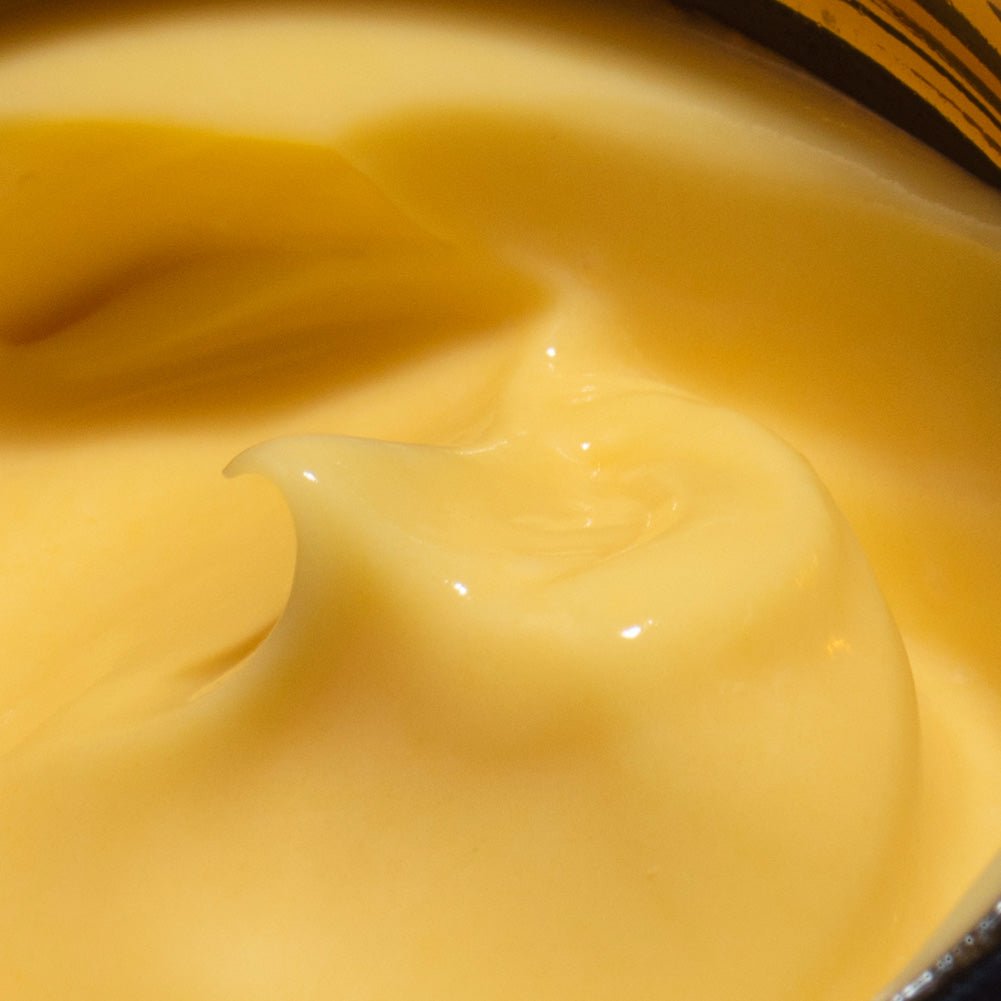 retinol face cream with a yellow color