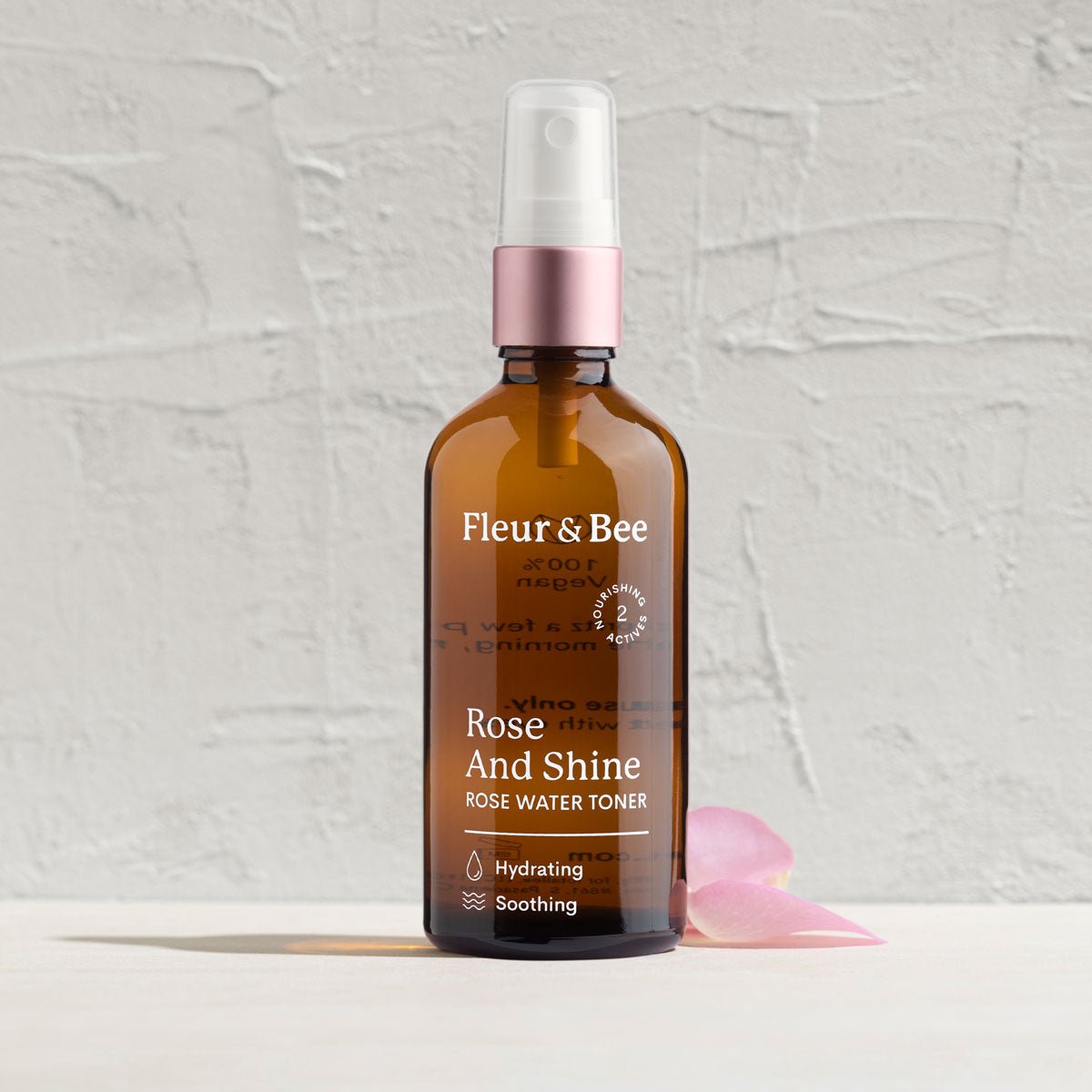 Rose and Shine, a natural rose water toner by Fleur & Bee